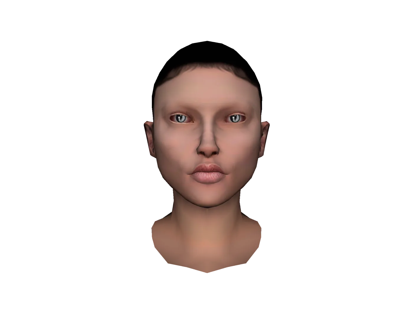 Face feminina / acabamento